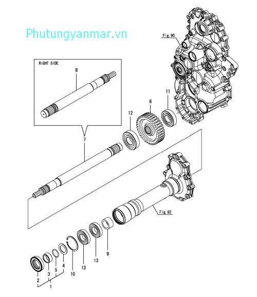 Trục đĩa xích